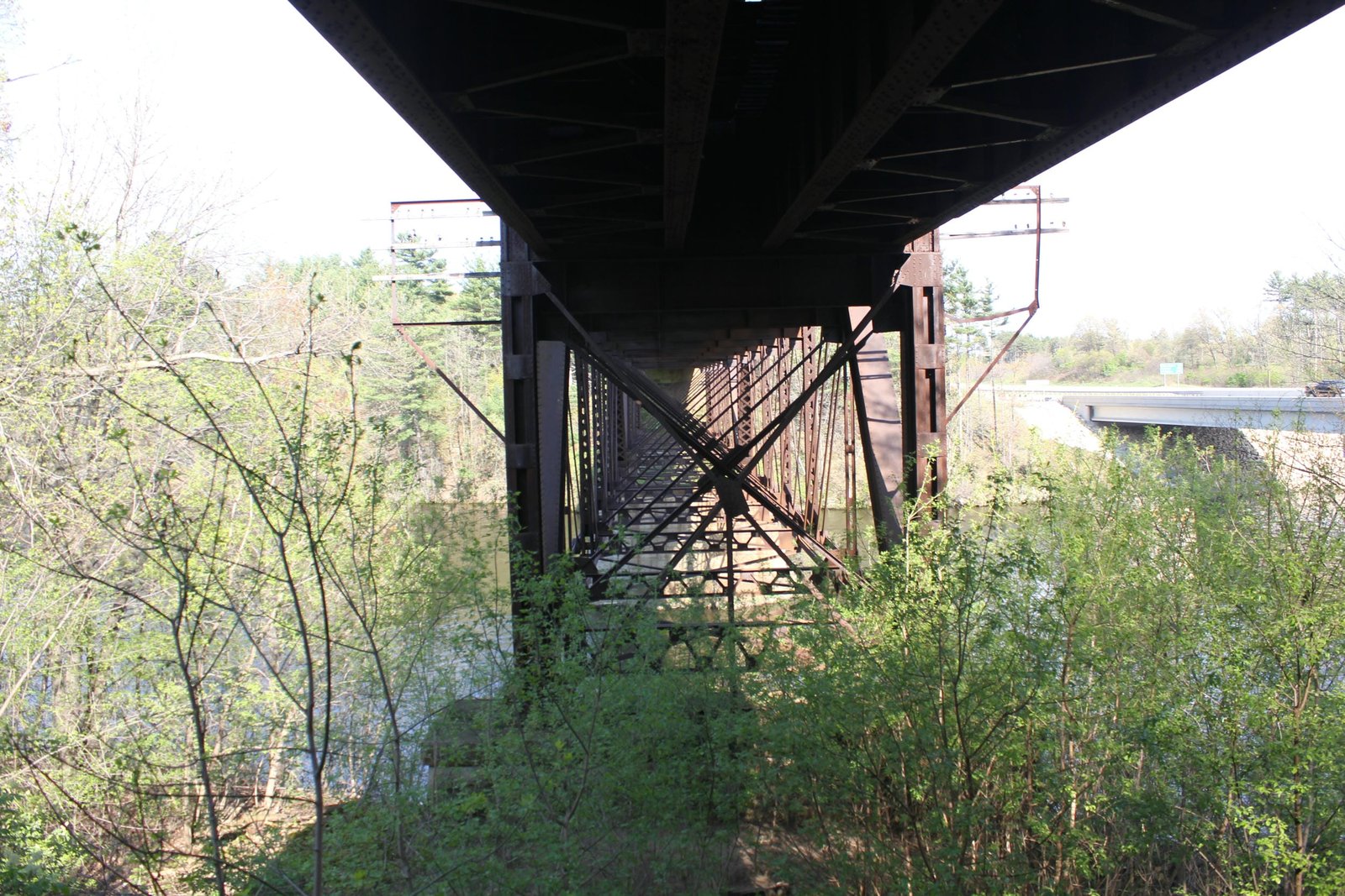 Under bridge